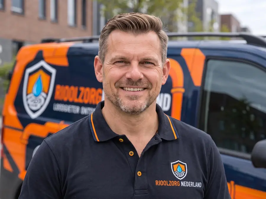 Monteur van Loodgieter Almere Ontstoppingsbedrijf aan het werk in Almere
